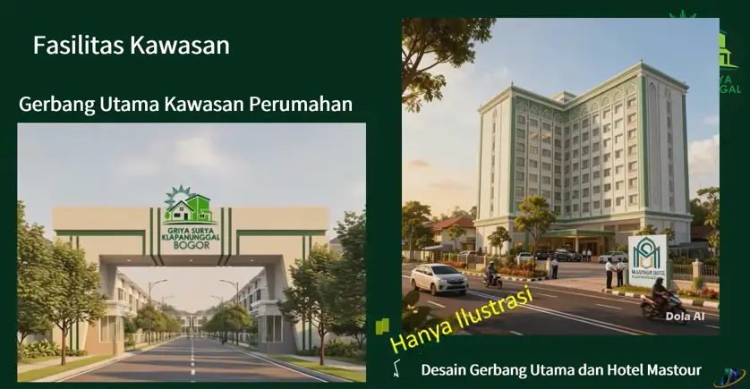 Gerbang utama kawasan