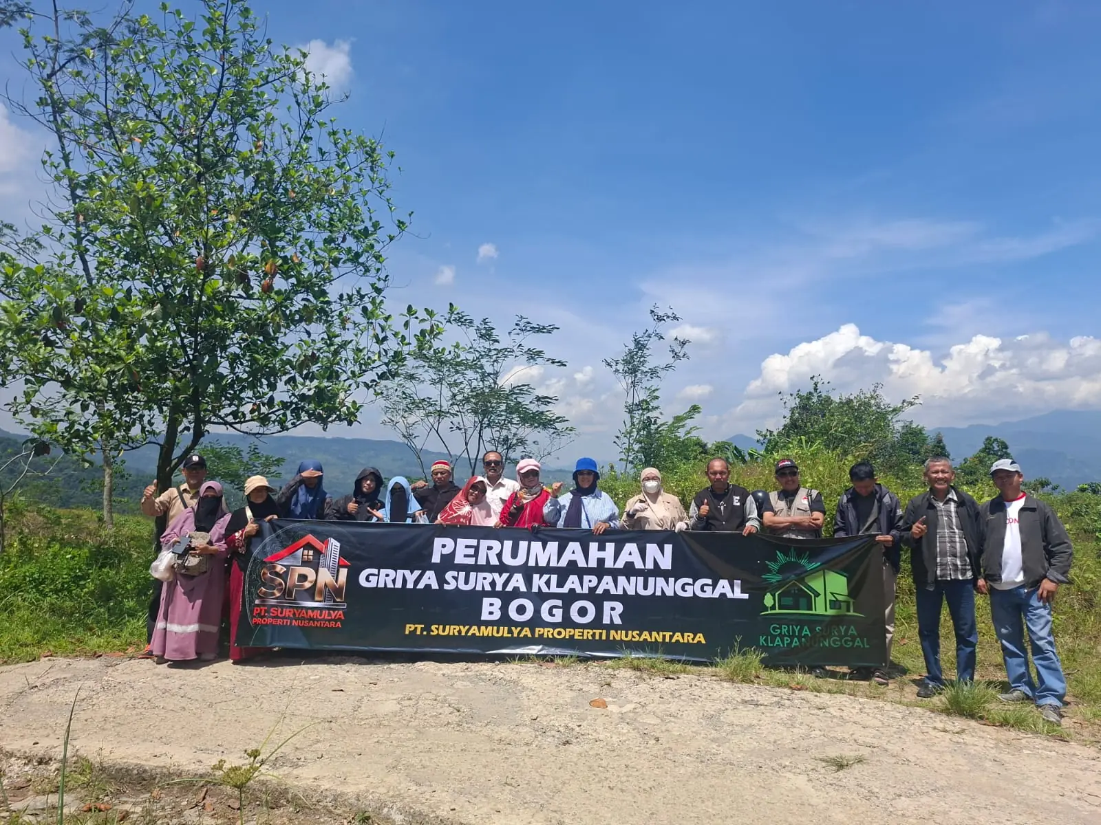 Suasana kawasan Griya Surya Klapanunggal